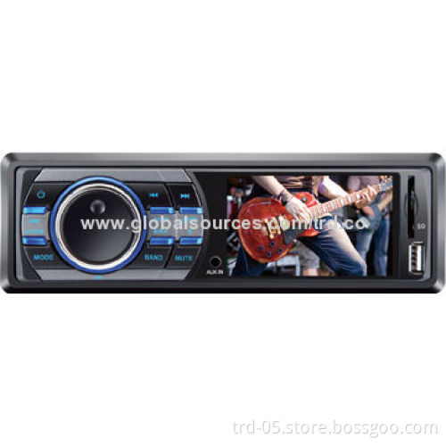 Car MP5 Player, 3" TFT Screen, In-dash FM Radio, USB/SD/MMC, Remote Control with 2-way Video Output
